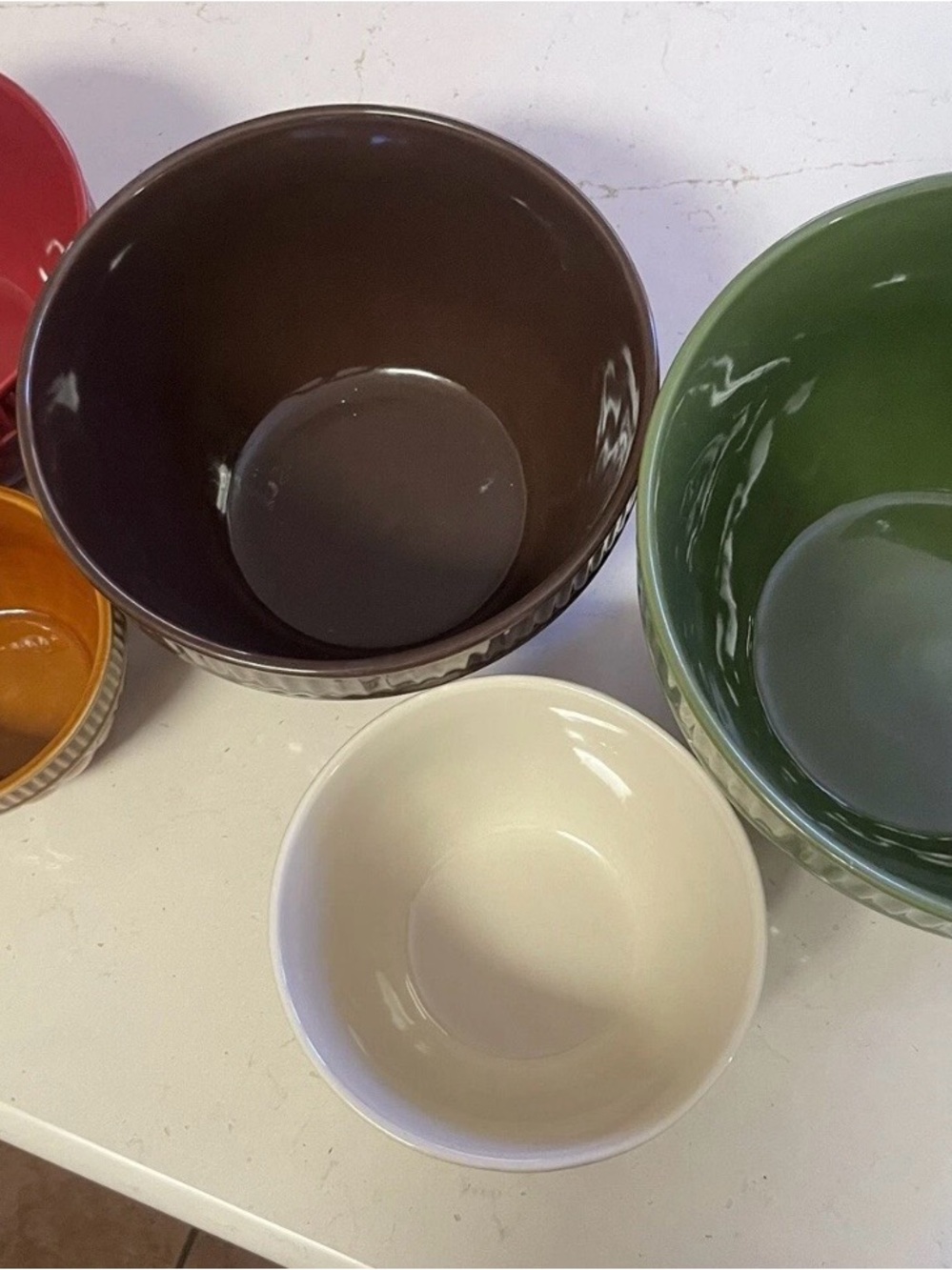 Real Home "Let Us Entertain You" Nesting Mixing Bowl Set Colorful